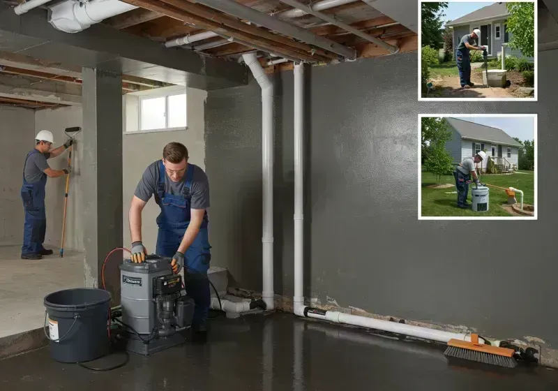 Basement Waterproofing and Flood Prevention process in Dooms, VA